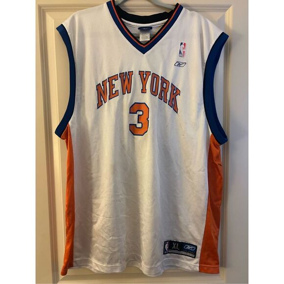 Vintage Reebok NBA New York Knicks Stephon Marbury Jersey #3 - Picture 1 of 6